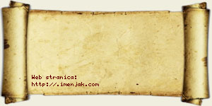 Emilija Jaćimović vizit kartica